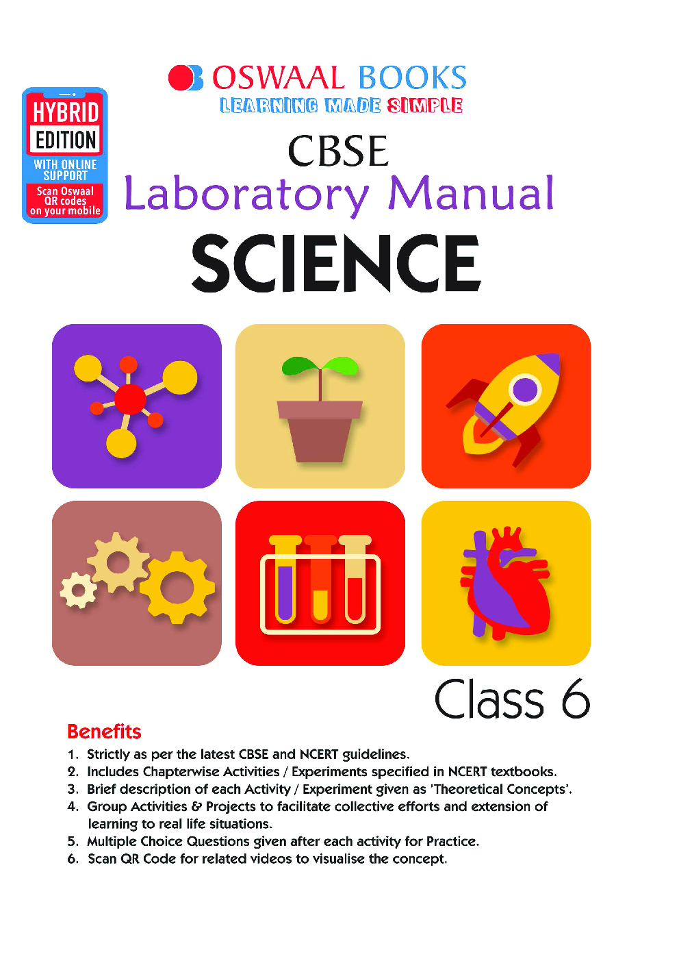 Download Oswaal CBSE Class 6 Science Laboratory Manual Book PDF Online