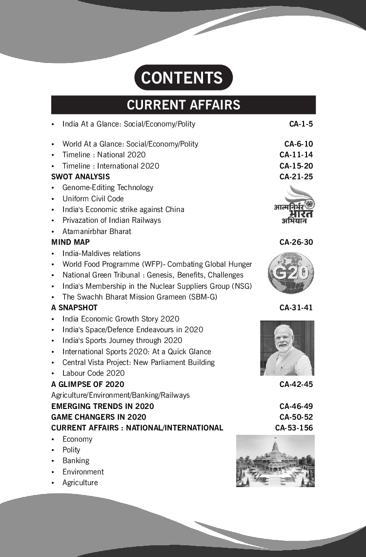 The Yearly Current Affairs 2021 For Competitive Exams 6th Edition - Page 4