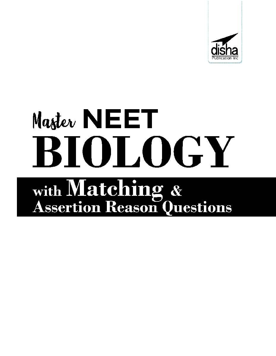 Master NEET Biology With Matching & Assertion Reason Questions - Page 2