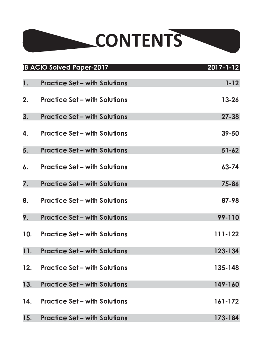 15 Practice Sets For Intelligence Bureau Assistant Central Intelligence Officer Grade-II/Executive (Tier-I) Exam - Page 4