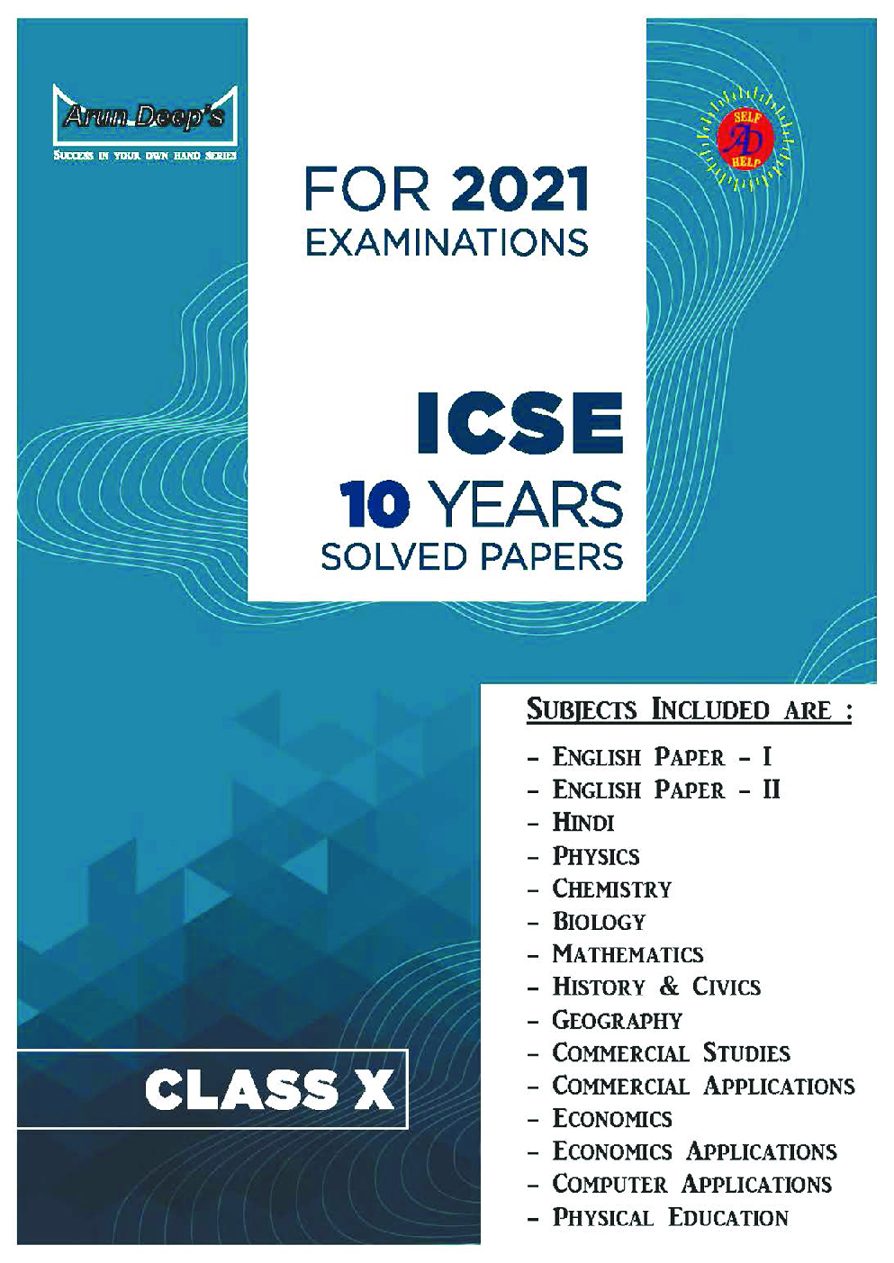 Arundeep's ICSE 10 years Solved Questions Papers Class X For 2021 Examinations - Page 2