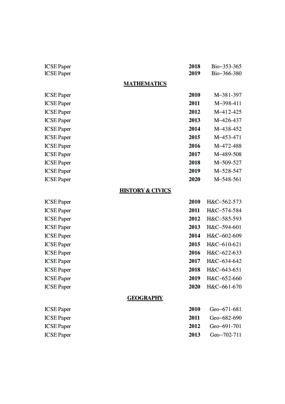 Arundeep's ICSE 10 years Solved Questions Papers Class X For 2021 Examinations - Page 5