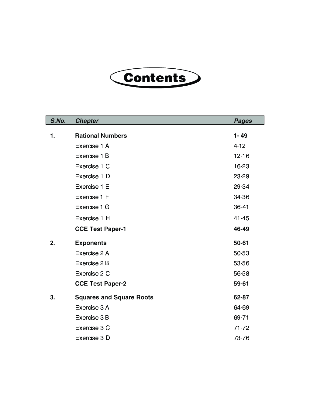 Self-Help to CBSE Mathematics For Class 8 (Solutions of RS Aggarwal) - Page 4
