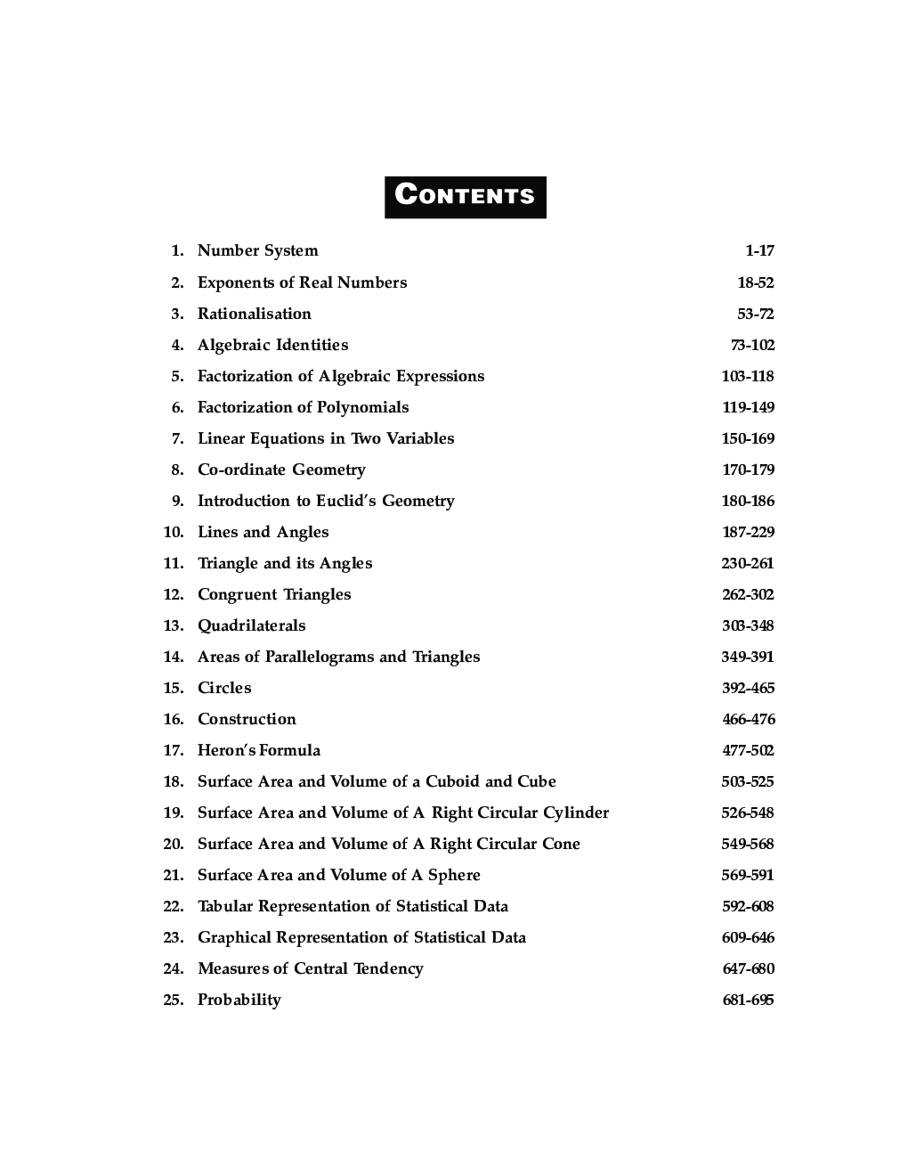 Self-Help to CBSE Mathematics For Class 9 (Solutions of RD Sharma) - Page 4