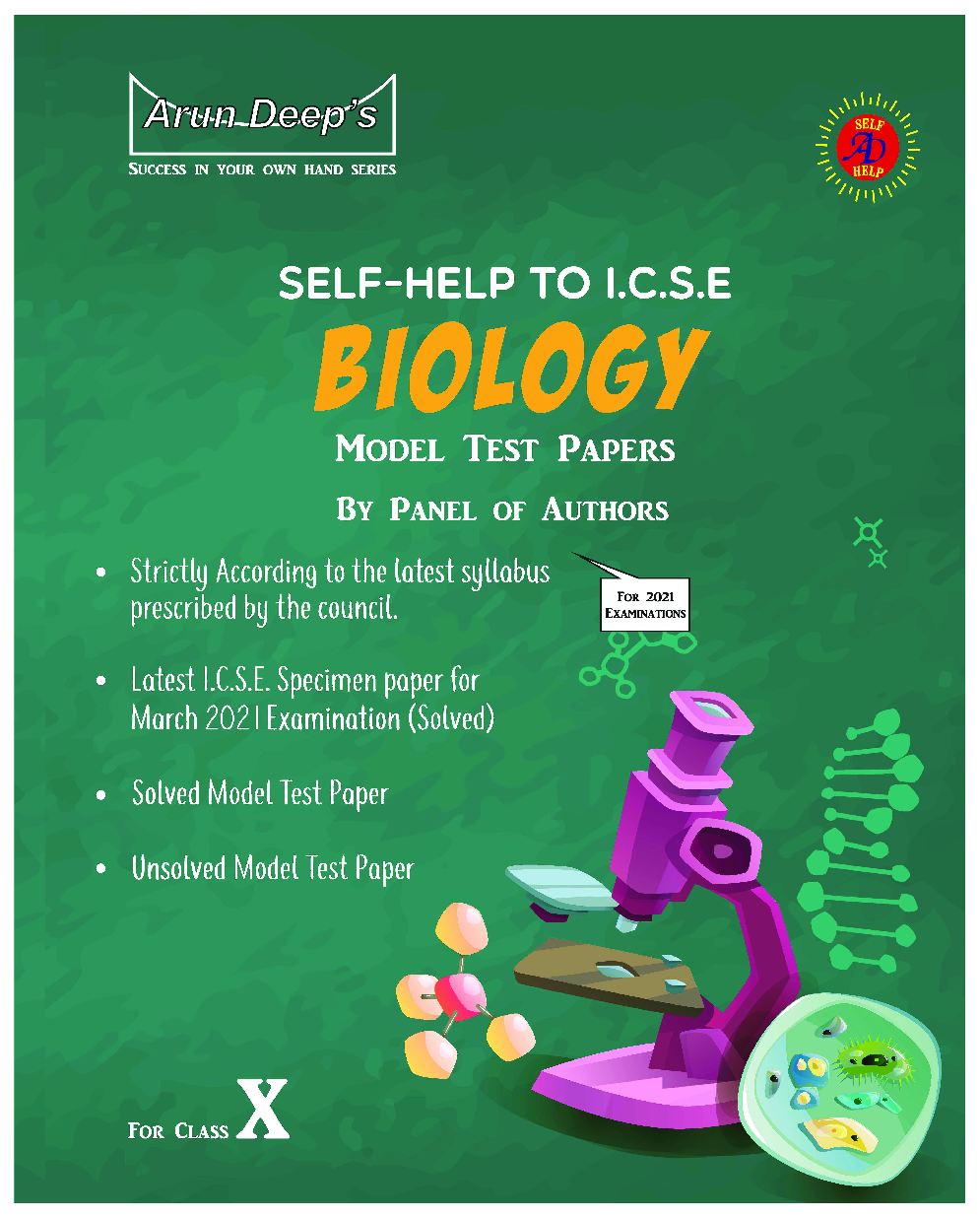 Self-Help to ICSE Model Test Papers Biology For Class 10 - Page 2