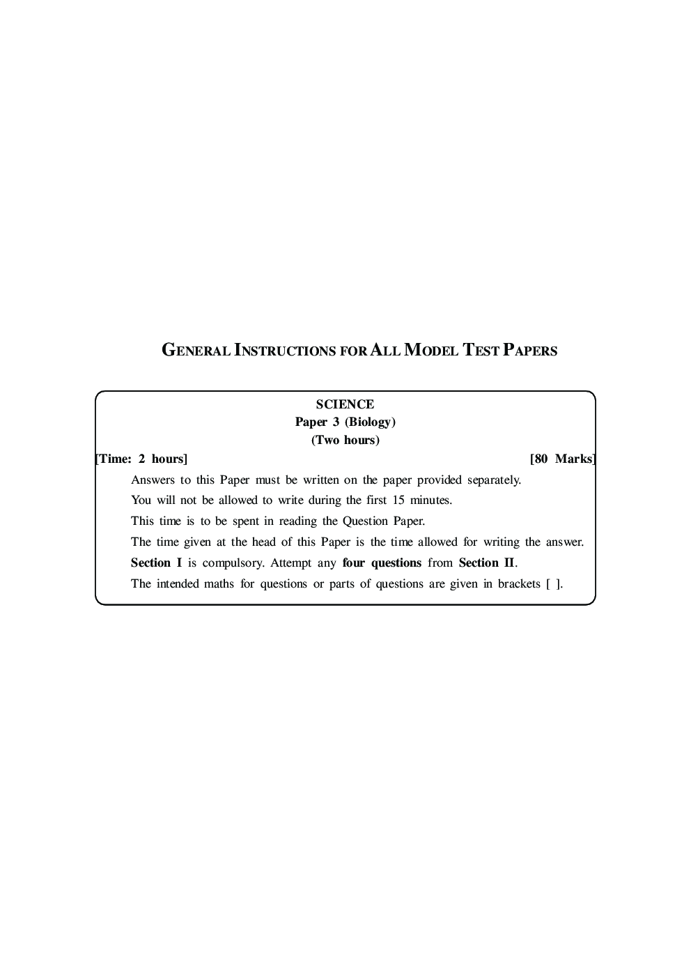 Self-Help to ICSE Model Test Papers Biology For Class 10 - Page 5