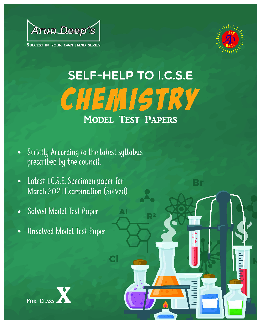 Self-Help to ICSE Model Test Papers Chemistry For Class 10 - Page 1