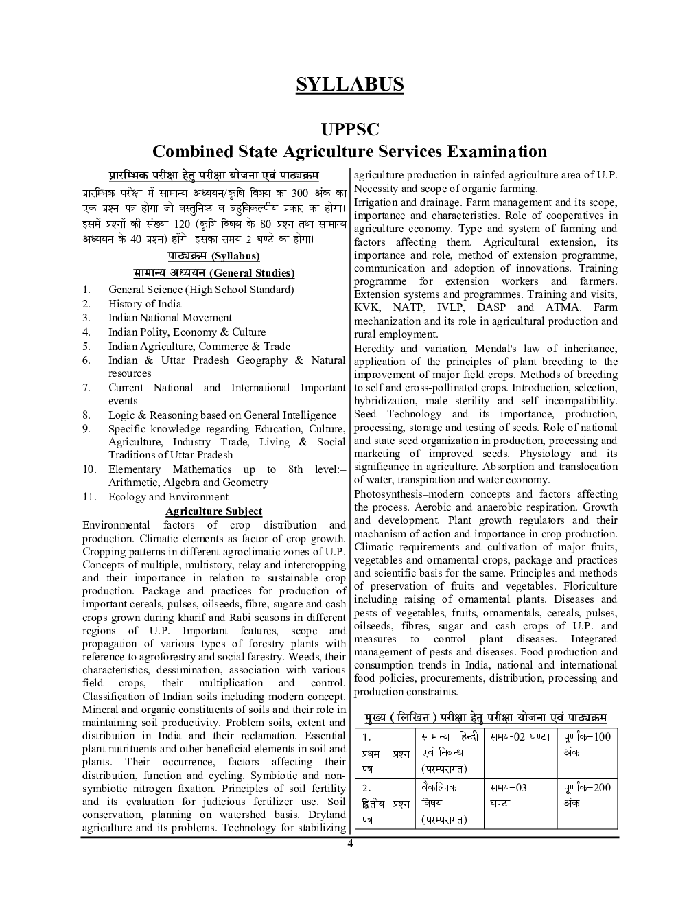 उत्त्तर प्रदेश लोक सेवा आयोग द्वारा आयोजित सम्मिलित राज्य कृषि सेवा परीक्षा 2020 सॉल्वड पेपर्स For 2021-22 Exam - Page 5