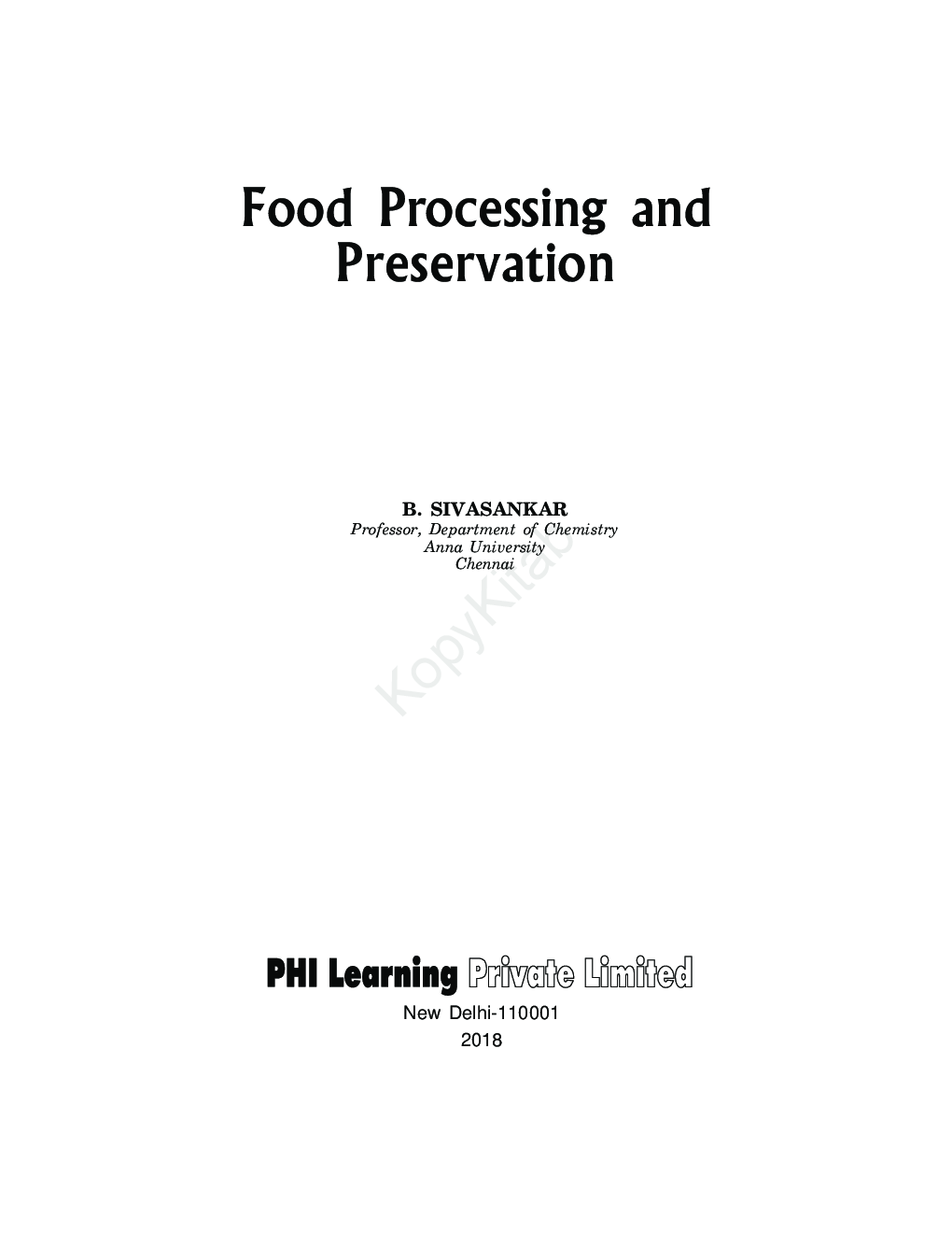 Food Processing And Preservation - Page 4