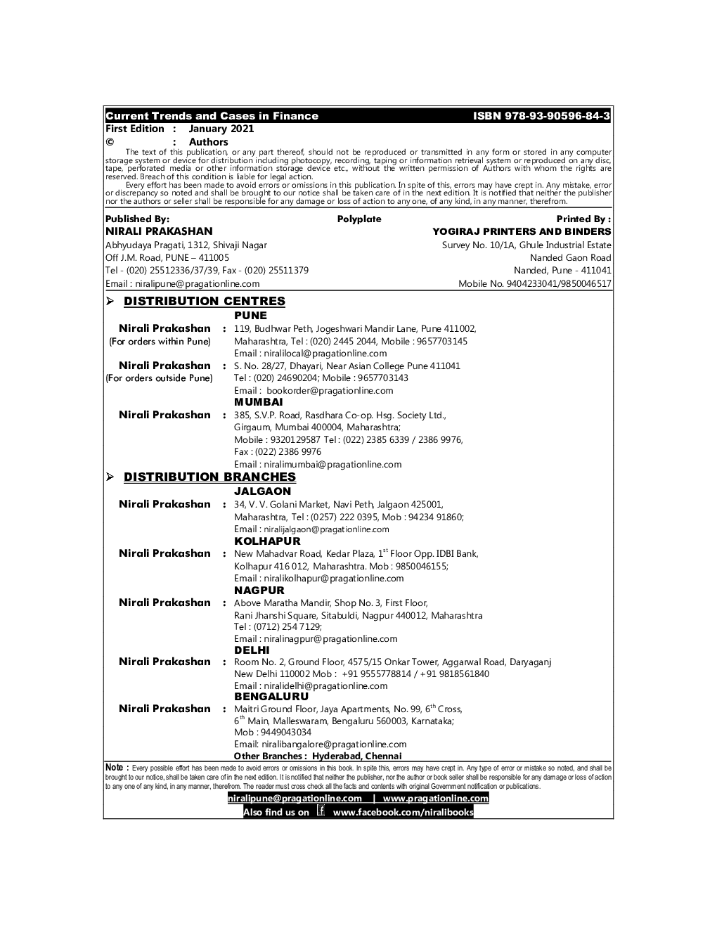 Current Trends And Cases In Finance - Page 3