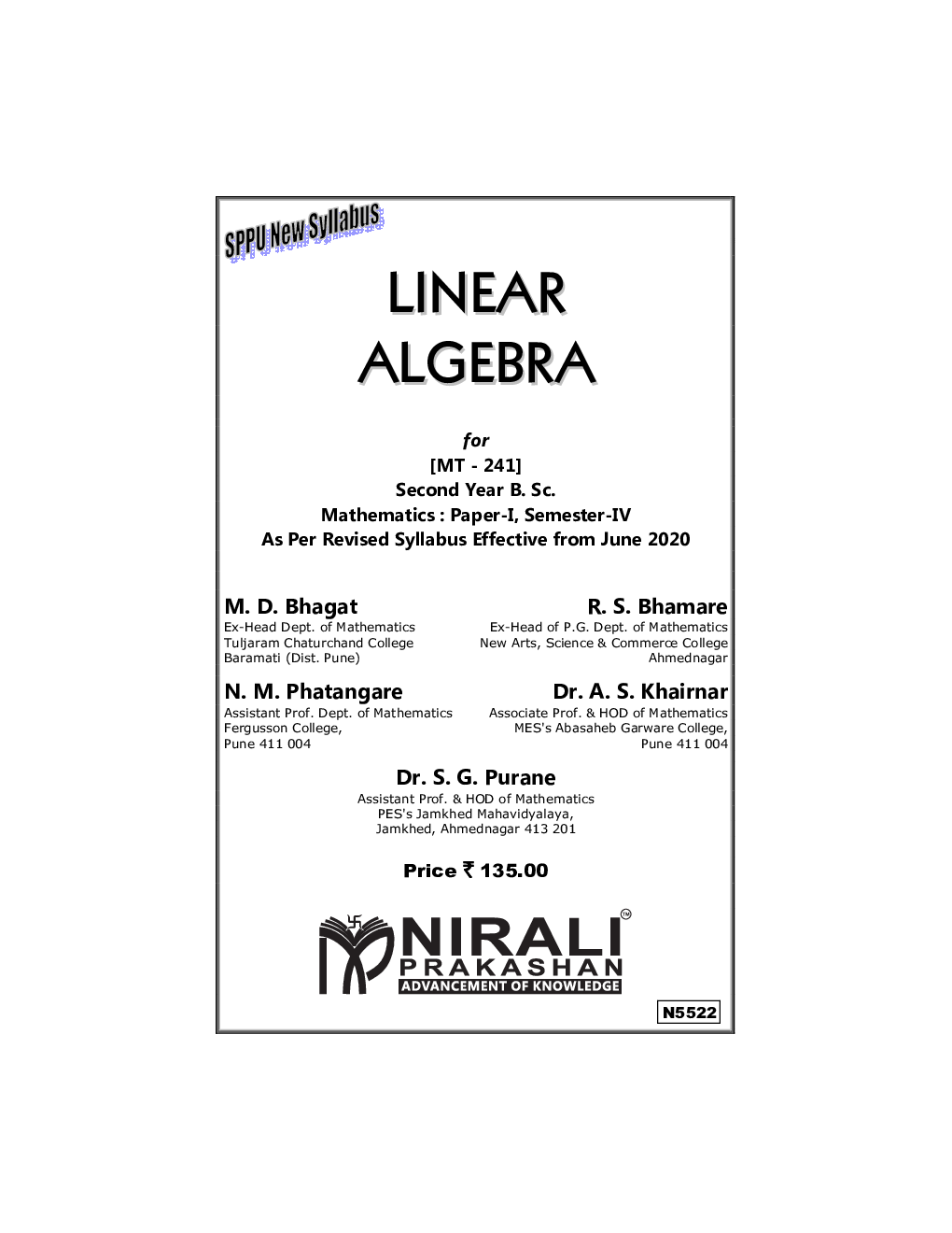 Linear Algebra - Page 2