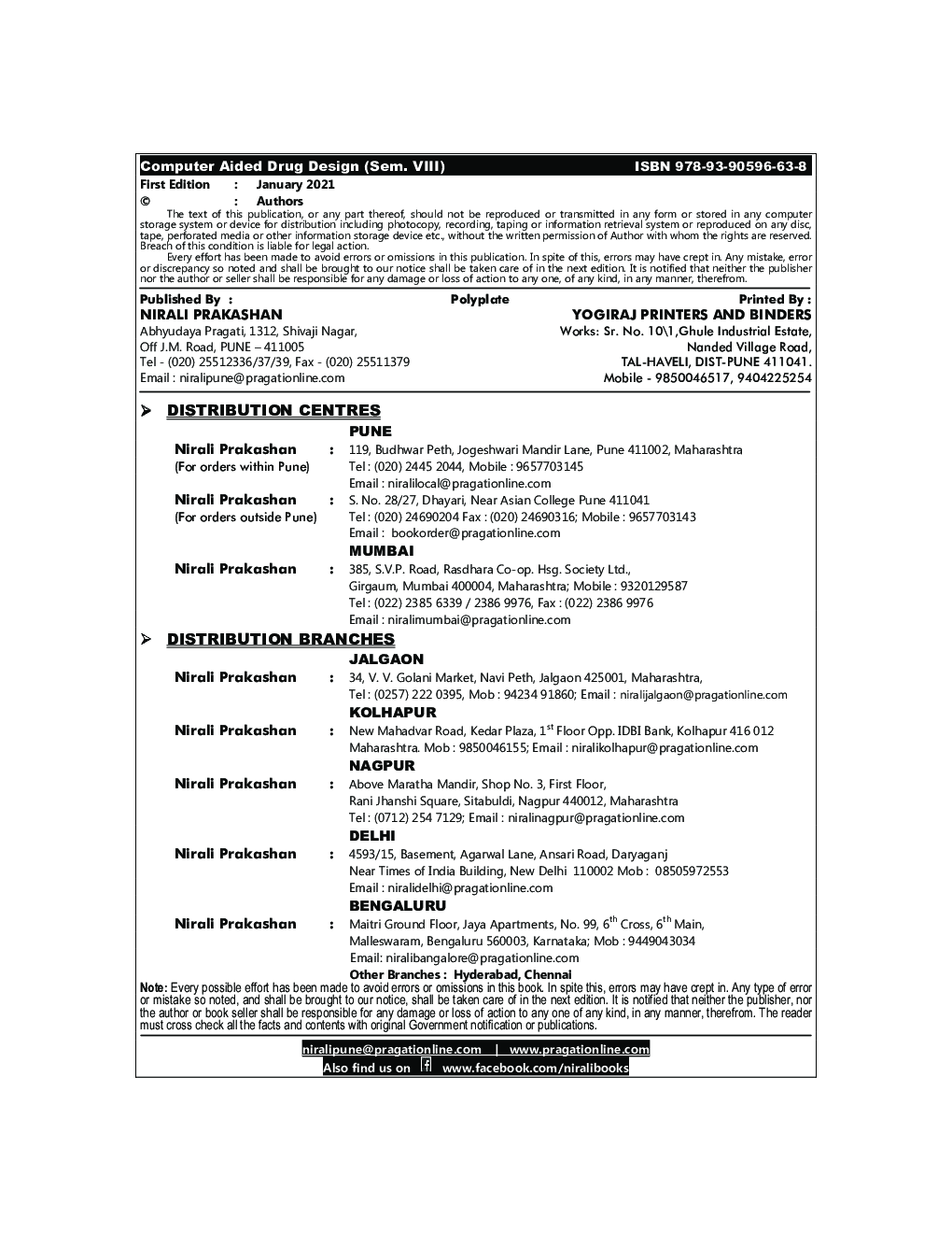 Computer Aided Drug Design - Page 3