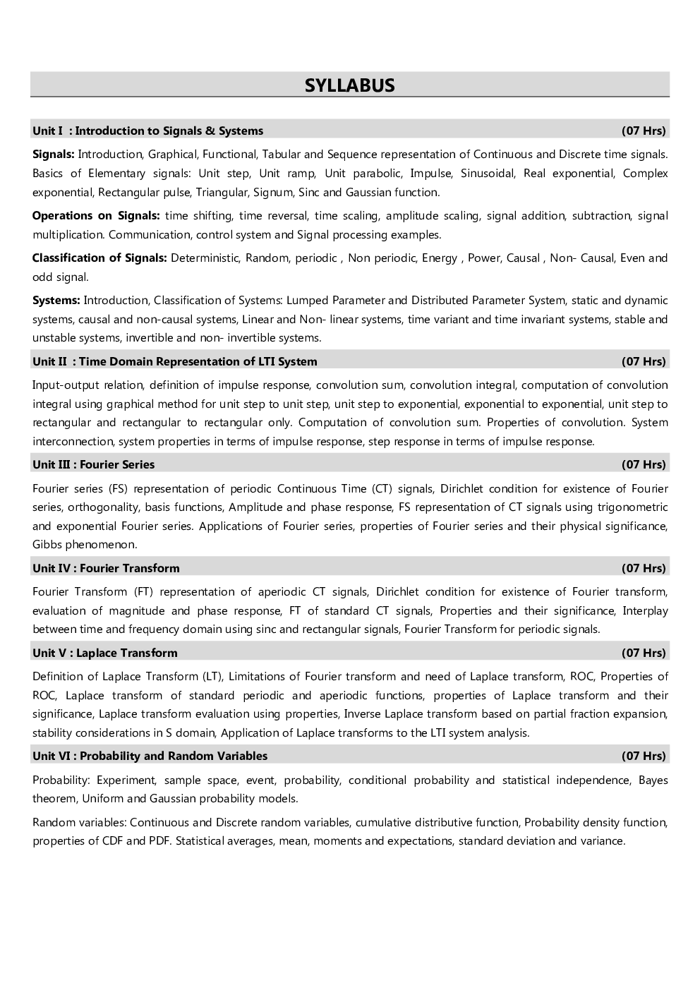 Signals and Systems - Page 5