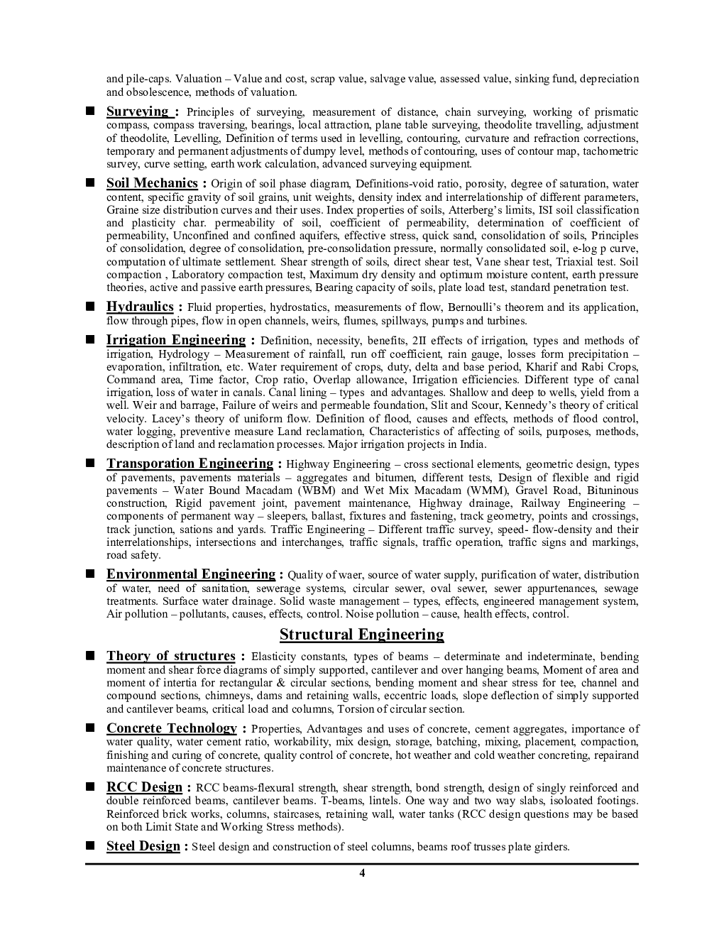 SSC JE 2021 सिविल इंजीनियरिंग Technical And Not-Technical सॉल्वड पेपर्स - Page 5