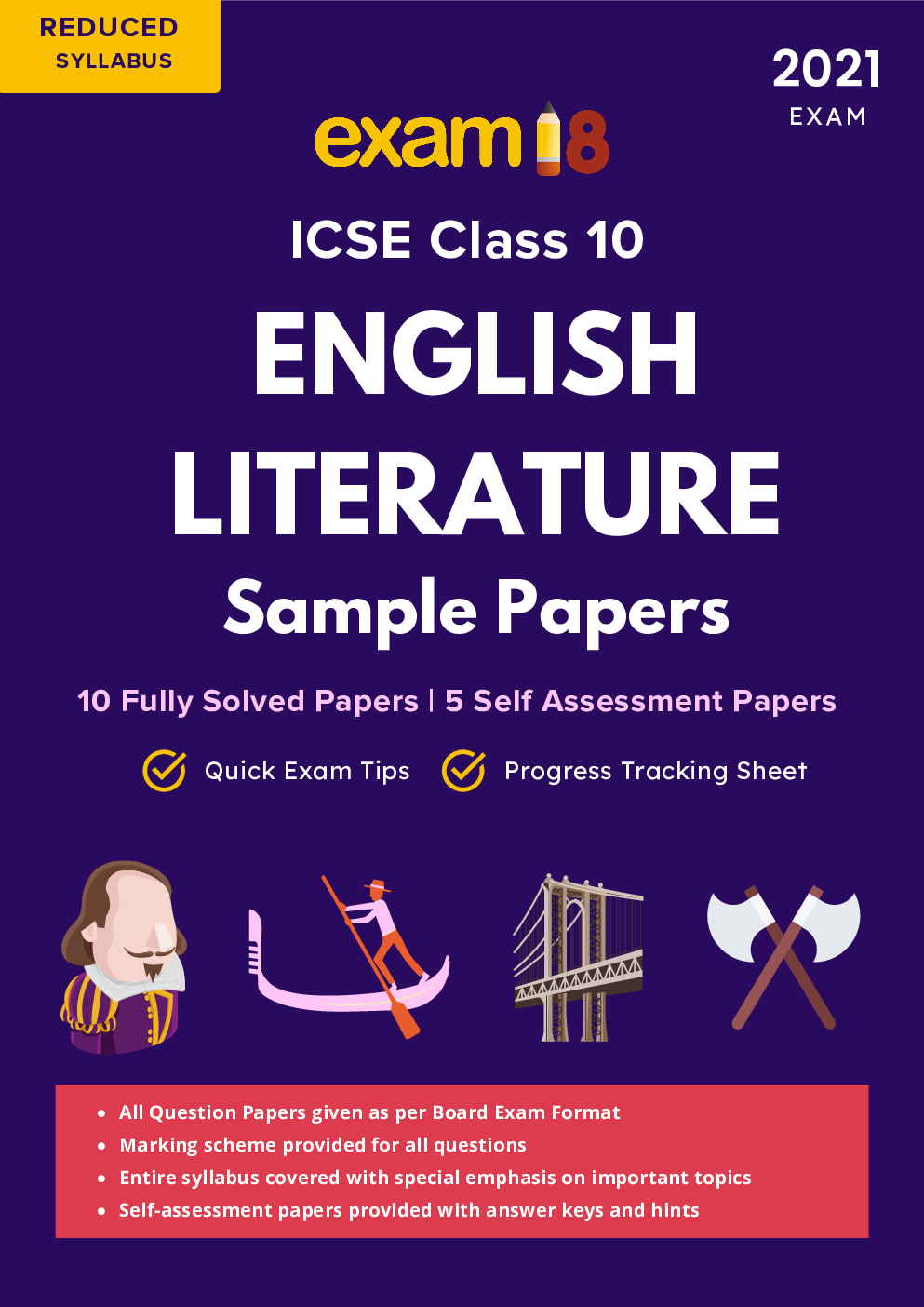 Exam18 ICSE Solved Sample Papers, English Literature, Class 10 (Reduced Syllabus) (For 2021 Exam) - Page 1