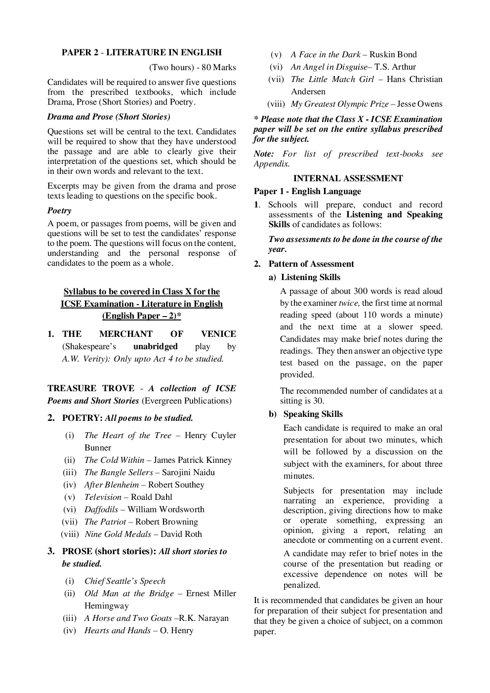 Exam18 ICSE Solved Sample Papers, English Literature, Class 10 (Reduced Syllabus) (For 2021 Exam) - Page 5