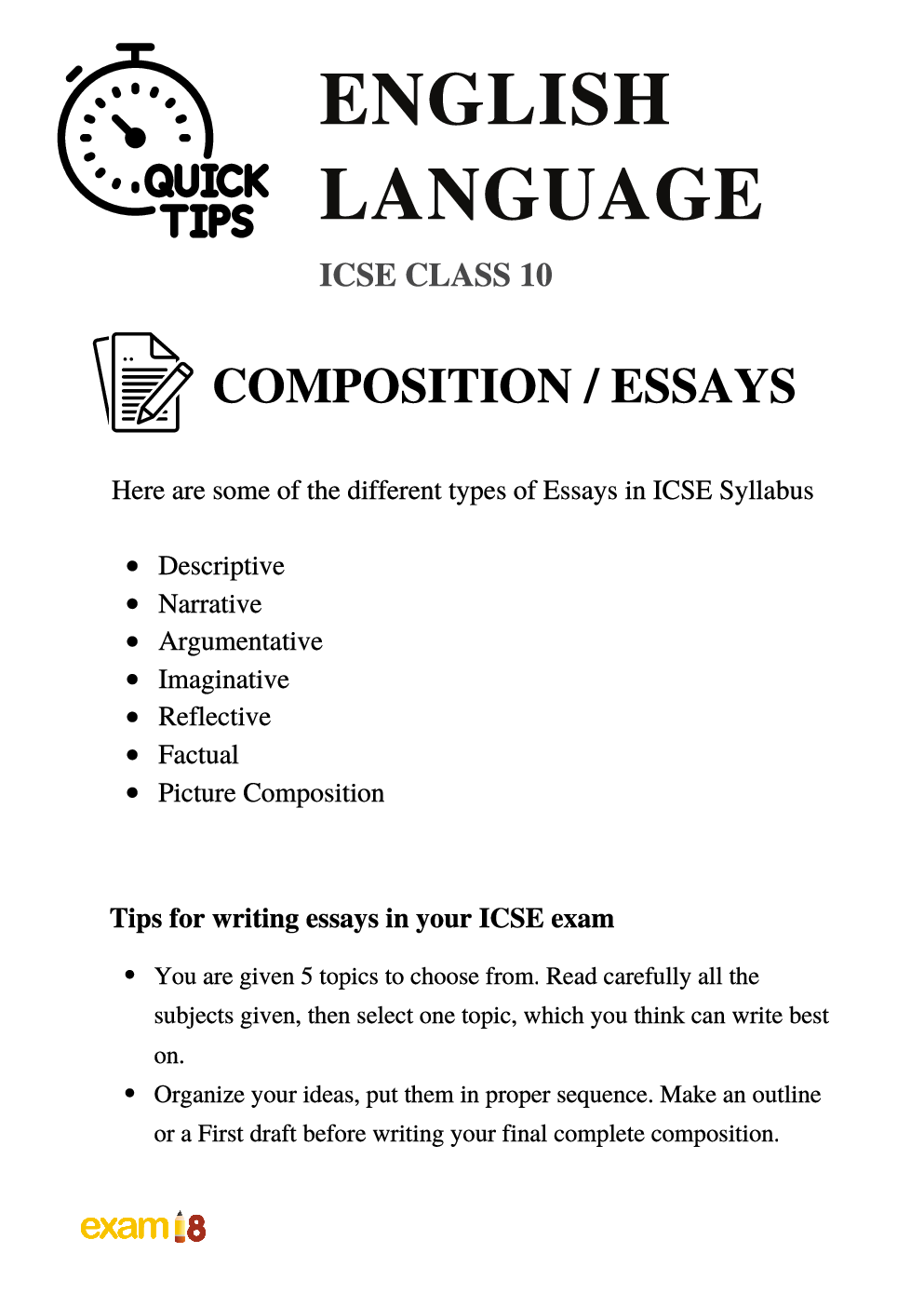 Exam18 ICSE Solved Sample Papers, English Language, Class 10 (Reduced Syllabus) (For 2021 Exam) - Page 5