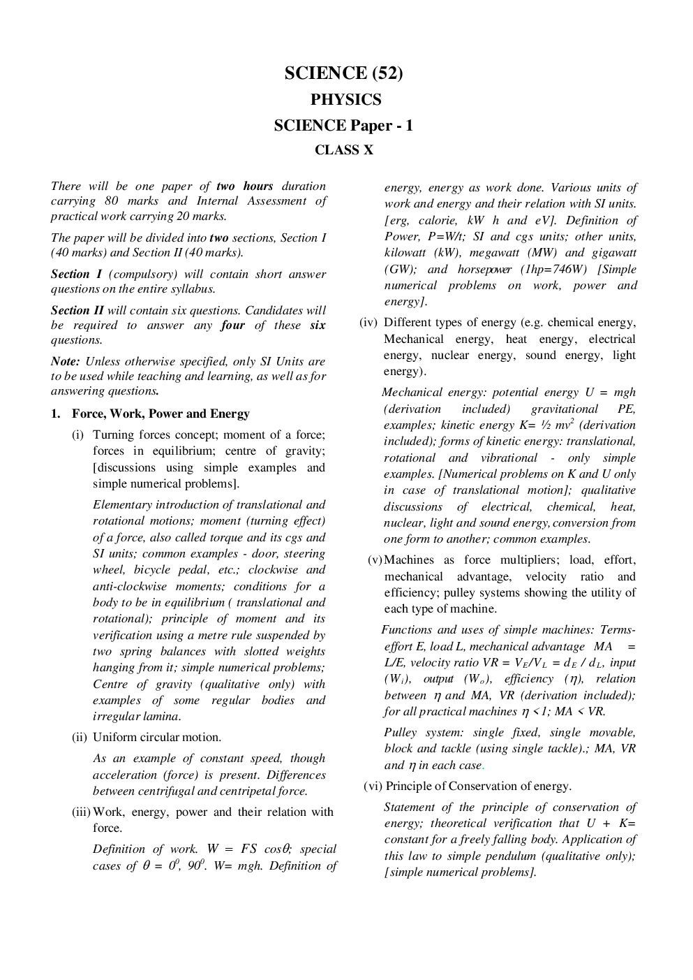 Exam18 ICSE Solved Sample Papers, Physics, Class 10 (Reduced Syllabus) (For 2021 Exam) - Page 4