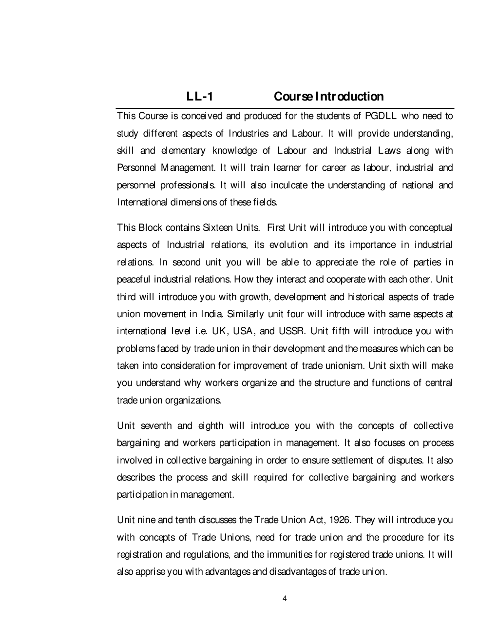 UGC NET HRM Study Material  Industrial Relations - Page 4