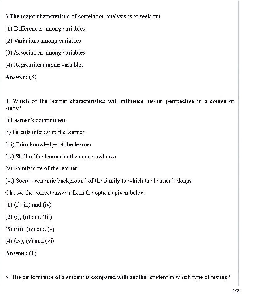 UGC NET Electronic Science Question Paper June-2019 - Page 3