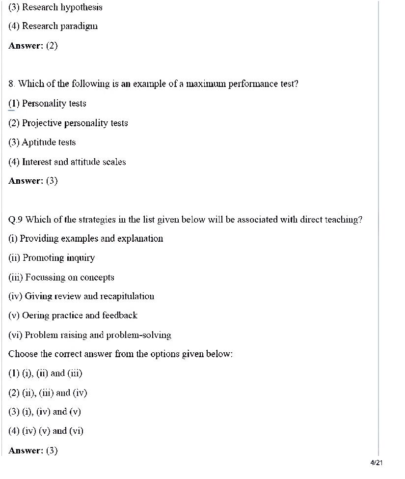 UGC NET Electronic Science Question Paper June-2019 - Page 5