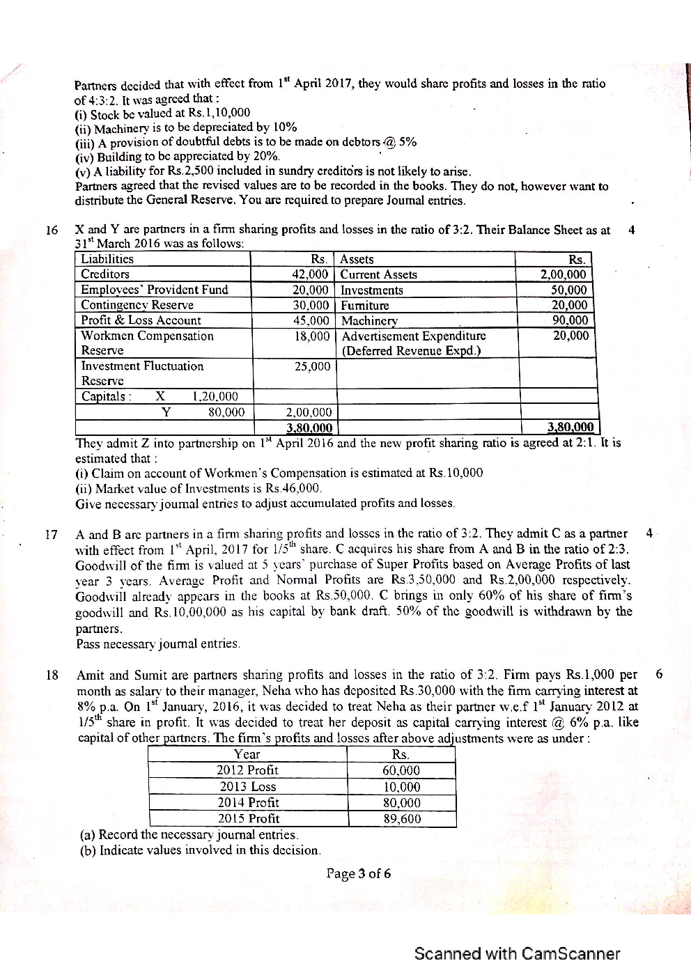 Accountancy Class 12 Board Important Paper - Page 4