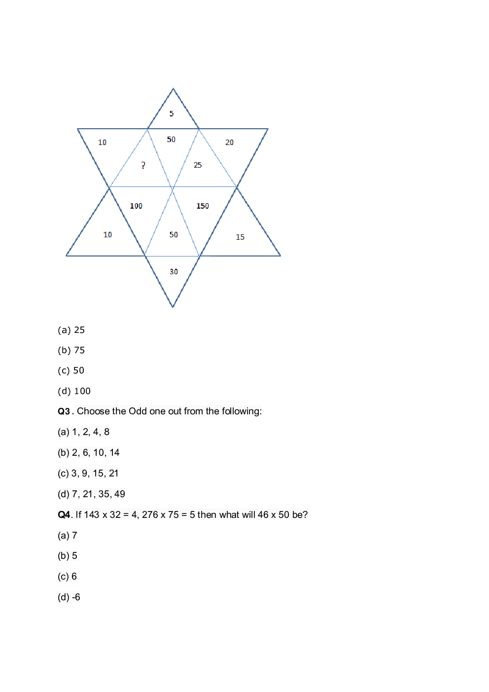Olympiad Grade 10 Sample Paper - Page 3
