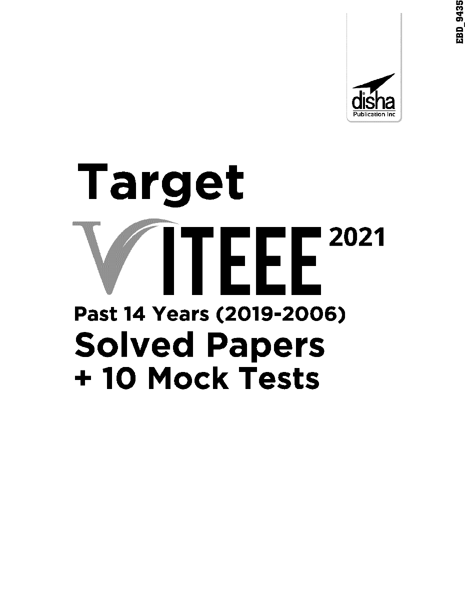 Download Target VITEEE 2021 Past 14 Years (2019 2006) Solved Papers