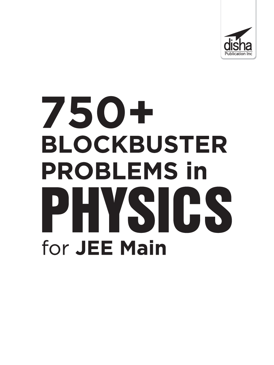 750+ Blockbuster Problems In Physics For JEE Main - Page 2