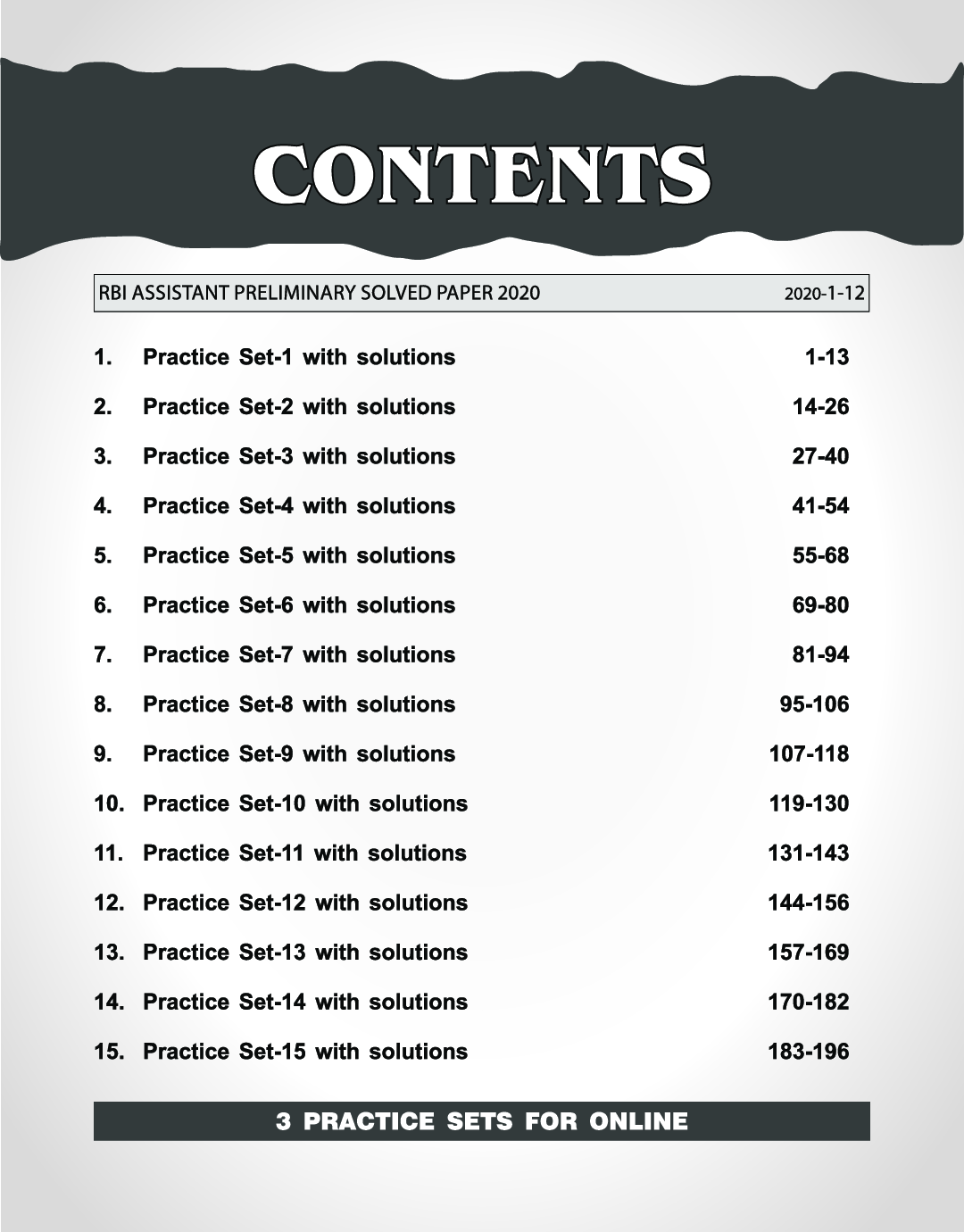 RBI Assistants Preliminary Exam 18 Practice Sets With 3 Online Tests 2nd Edition - Page 4