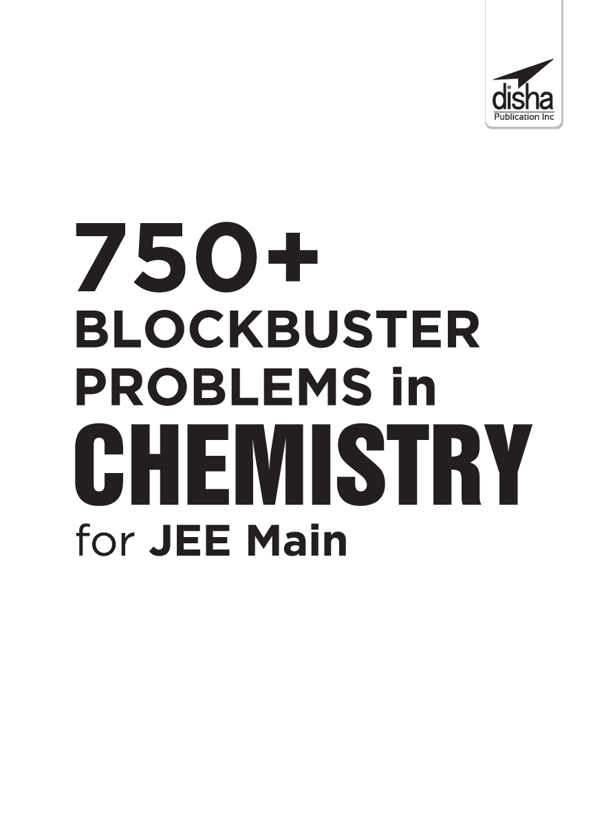 750+ Blockbuster Problems In Chemistry For JEE Main - Page 2