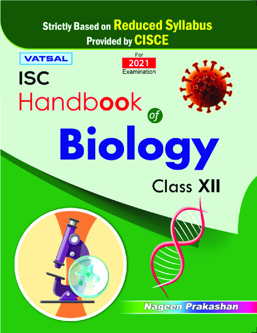 ISC Handbook Of Biology For Class - 12th - Page 1