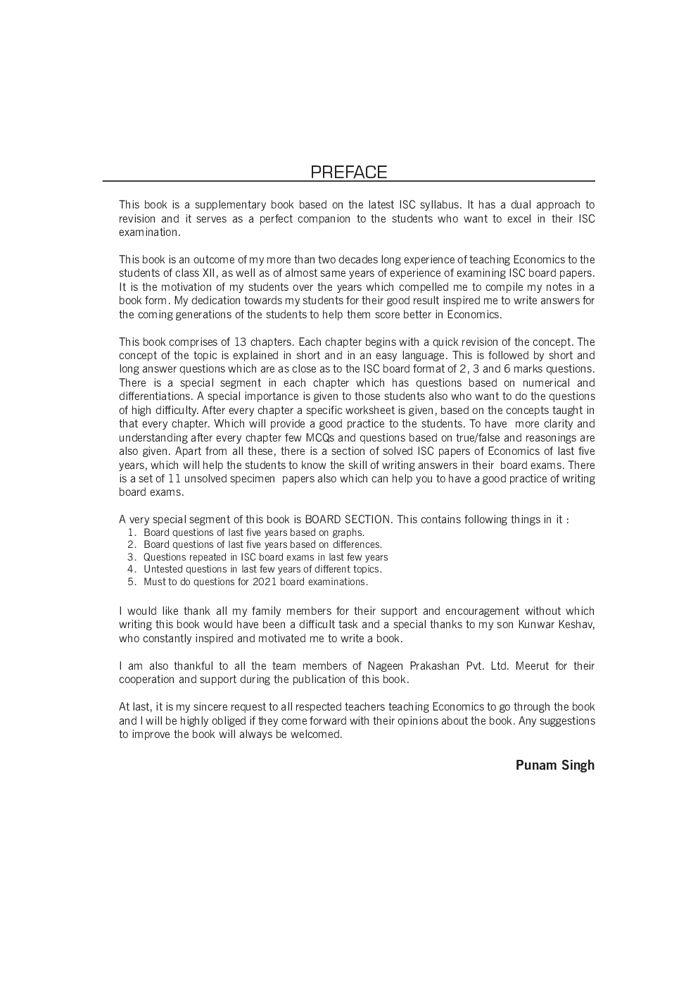 ISC Handbook Of Economics For Class - 12th - Page 4