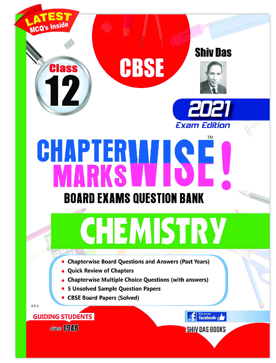 CBSE Chapterwise and Markswise Board Exam Question Bank  for Class 12 Chemistry (2021 Board Exam Edition) - Page 1