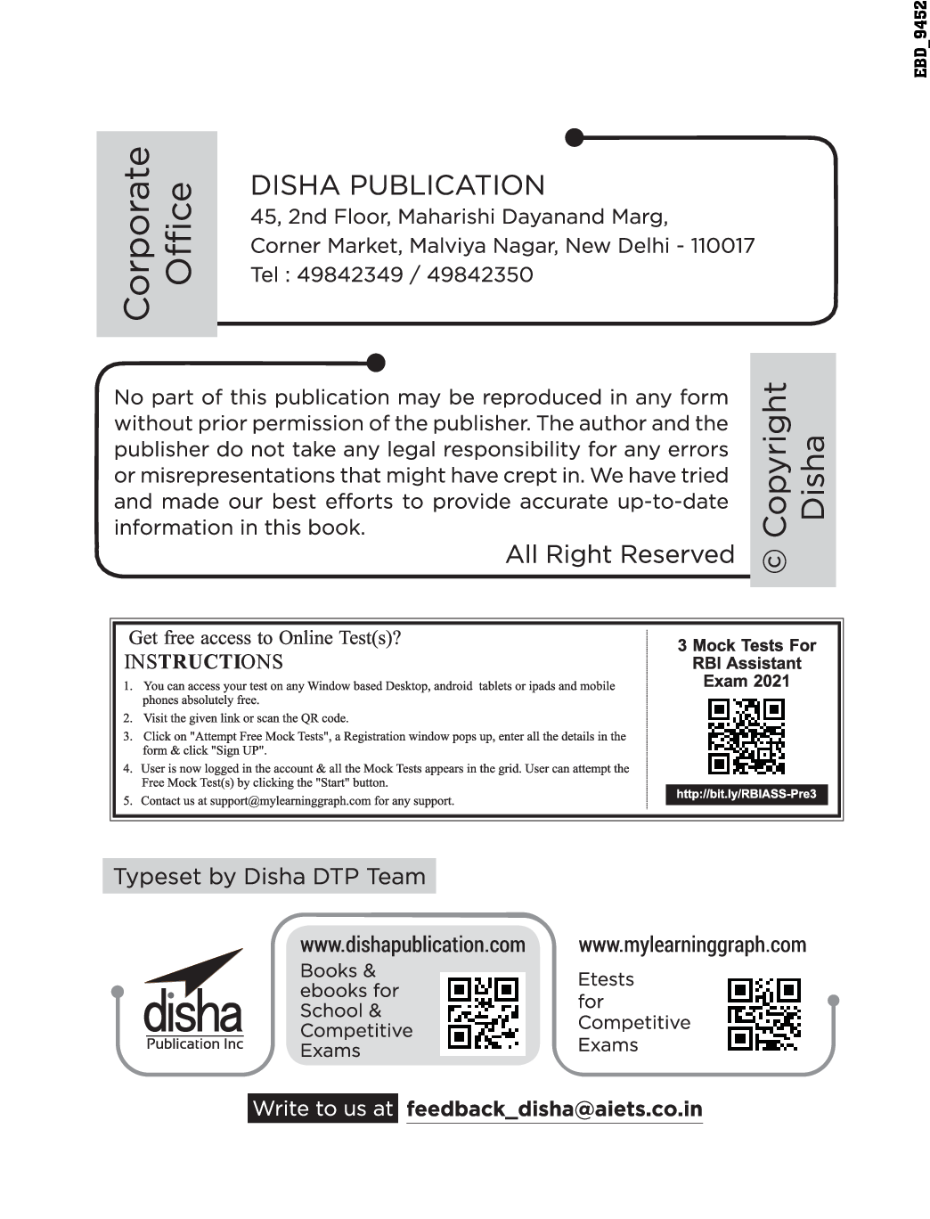 RBI Assistants Guide For Preliminary & Main Exams With 3 Online Tests 5th Edition - Page 3