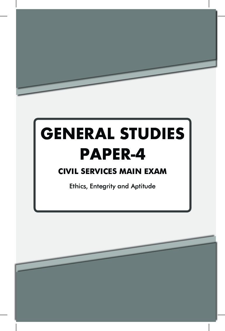 5 Mock Tests For UPSC Civil Services IAS /IPS Mains General Studies Paper 4 - Page 2