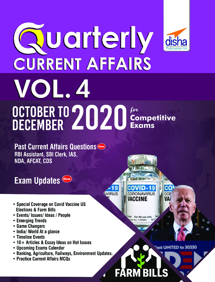 Quarterly Current Affairs Vol. 4 - October To December 2020 For Competitive Exams - Page 1