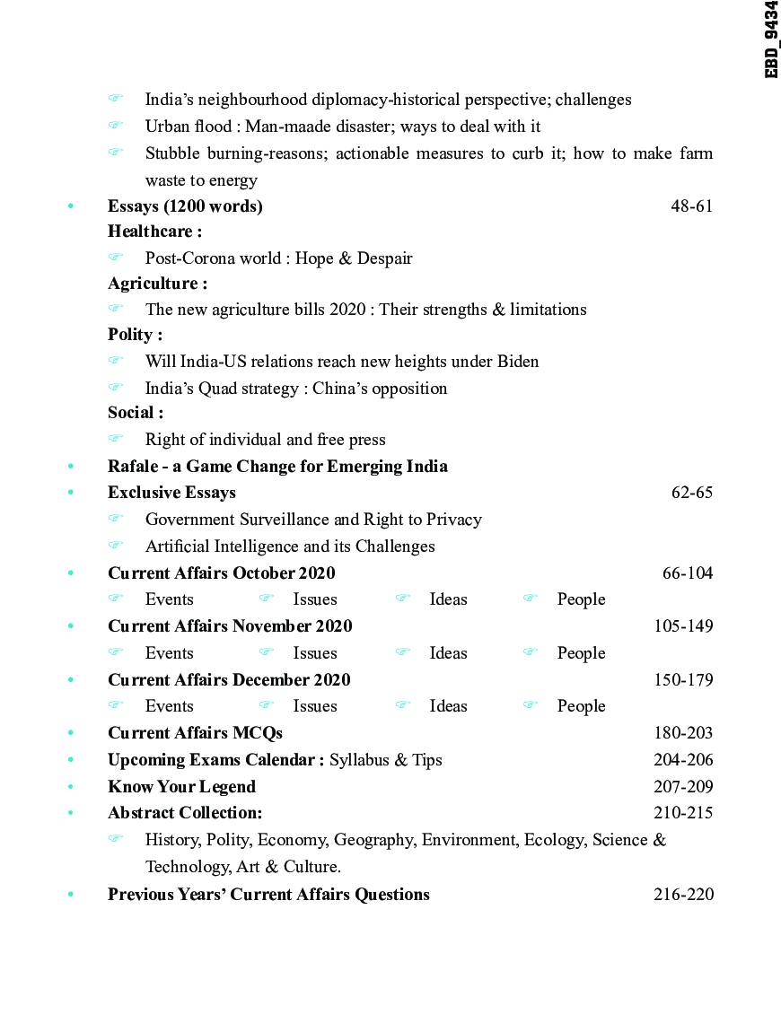 Quarterly Current Affairs Vol. 4 - October To December 2020 For Competitive Exams - Page 5