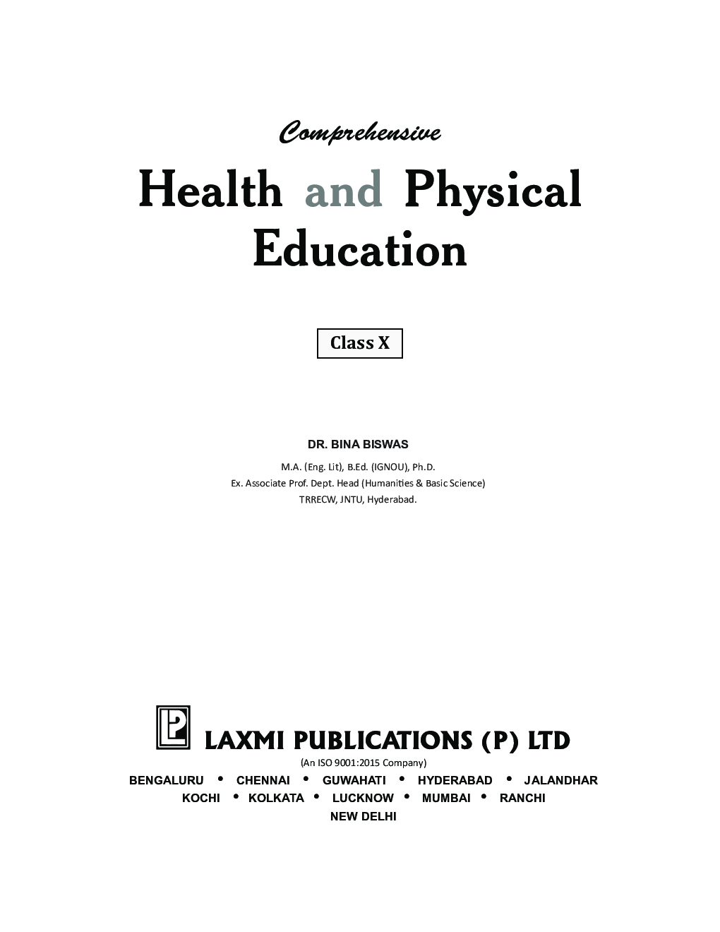 Comprehensive Health And Physical Education For Class-X - Page 5