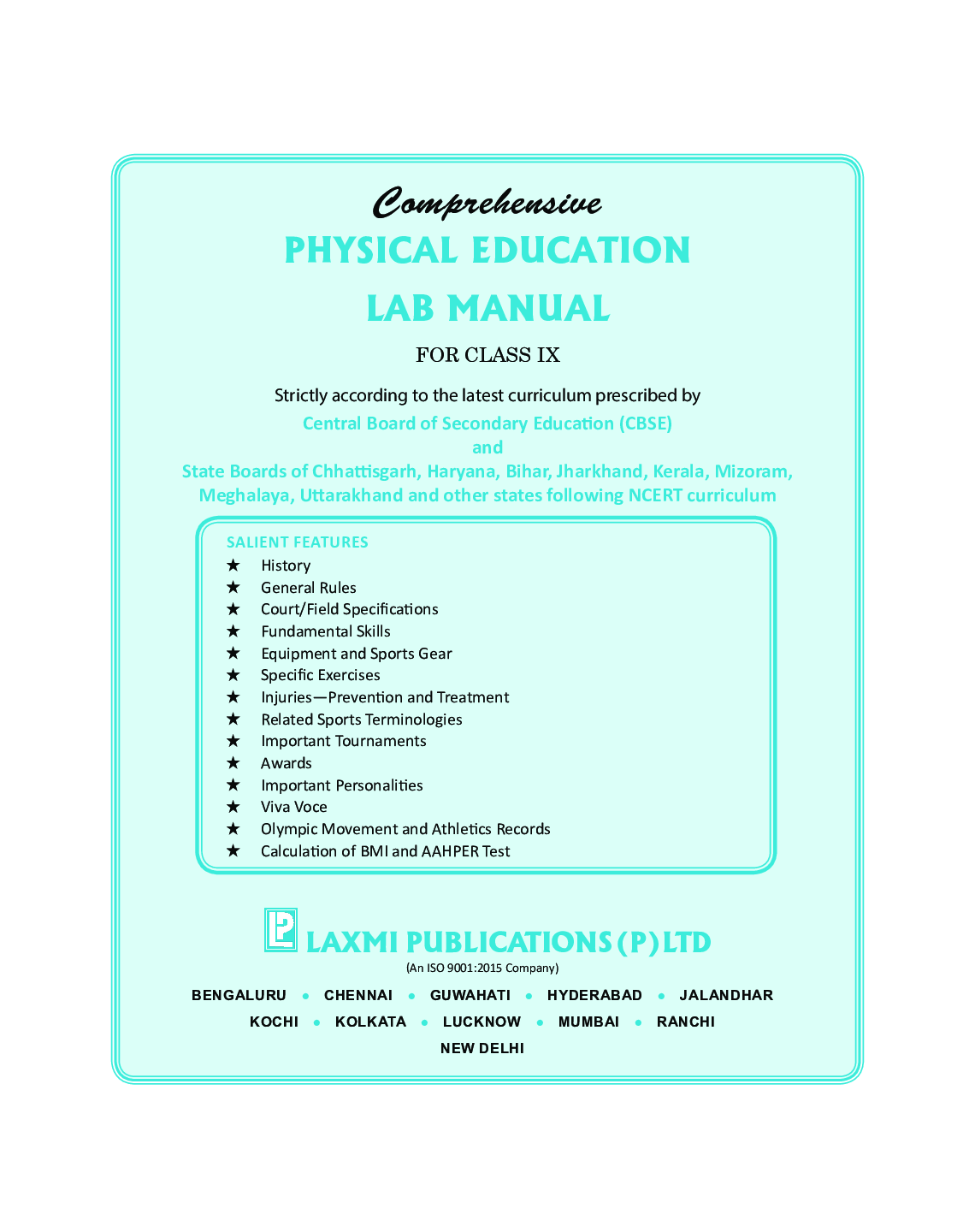 Comprehensive Physical Education Lab Manual For Class-IX - Page 5