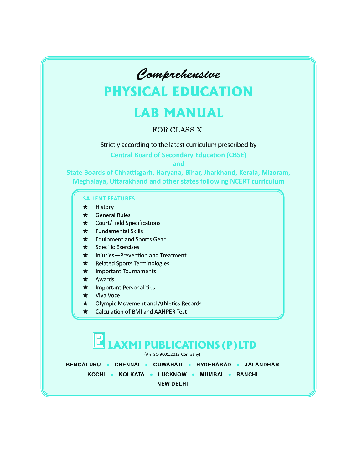 Comprehensive Physical Education Lab Manual For Class-X - Page 5