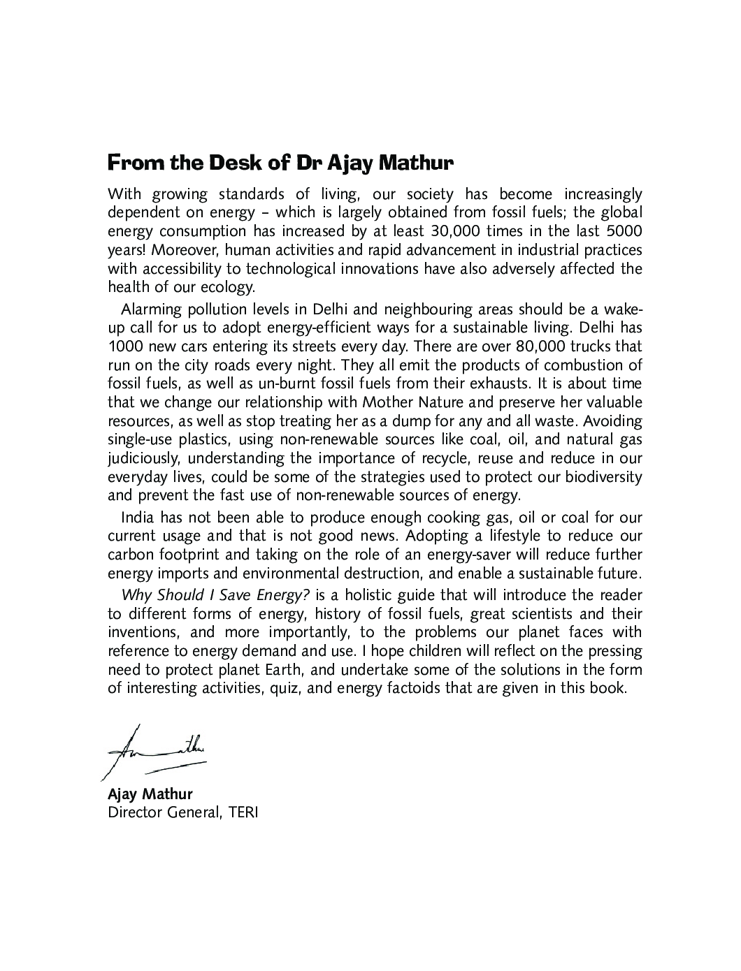 Why Should I Save Energy ? A smart kid’s guide to a green world - Page 3