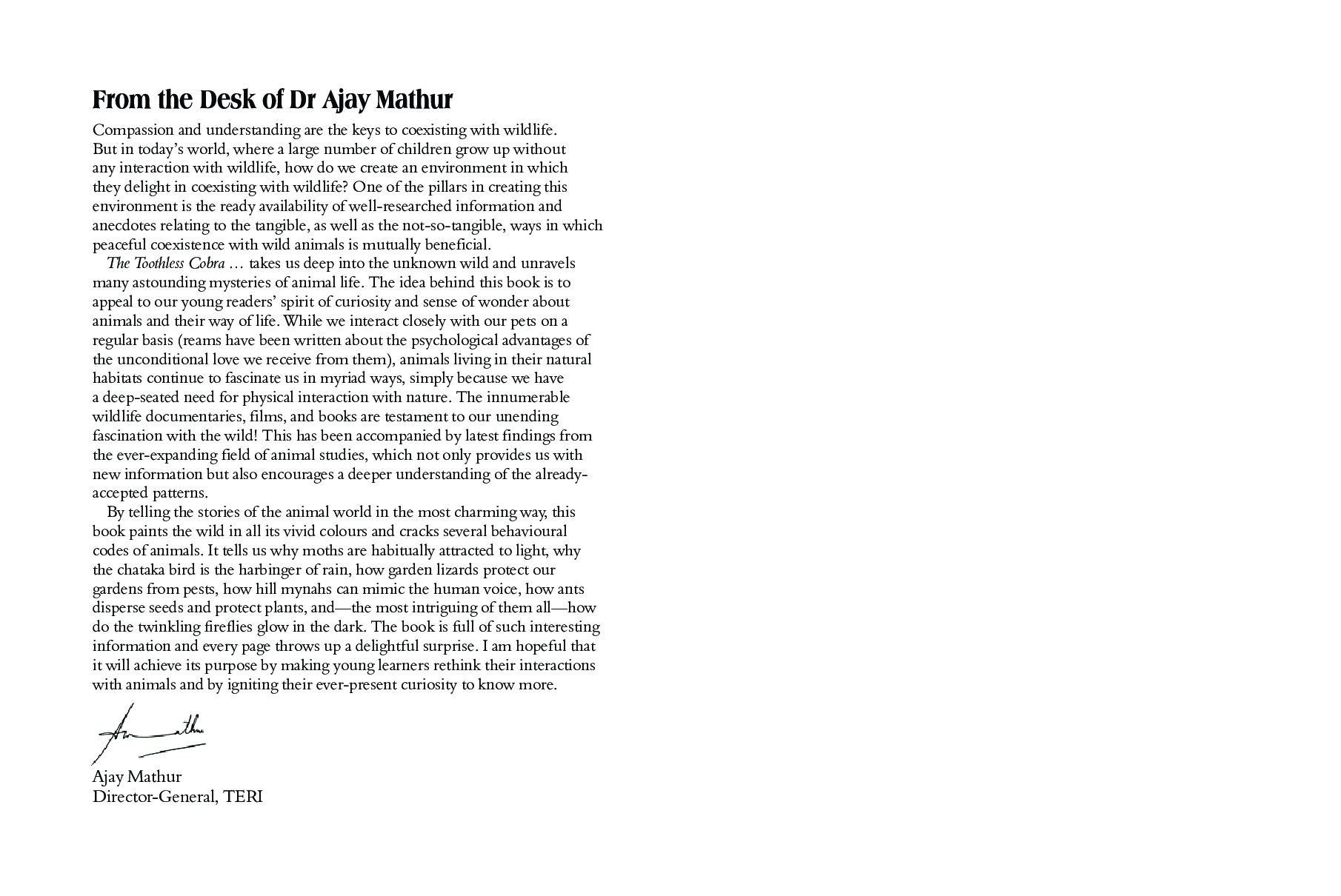 The Toothless Cobra and other stories from the wild   - Page 2