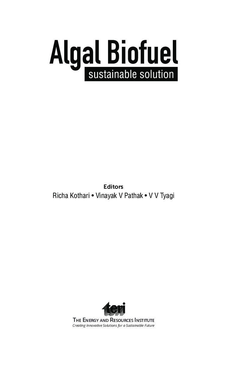 Algal Biofuel Sustainable Solution - Page 4