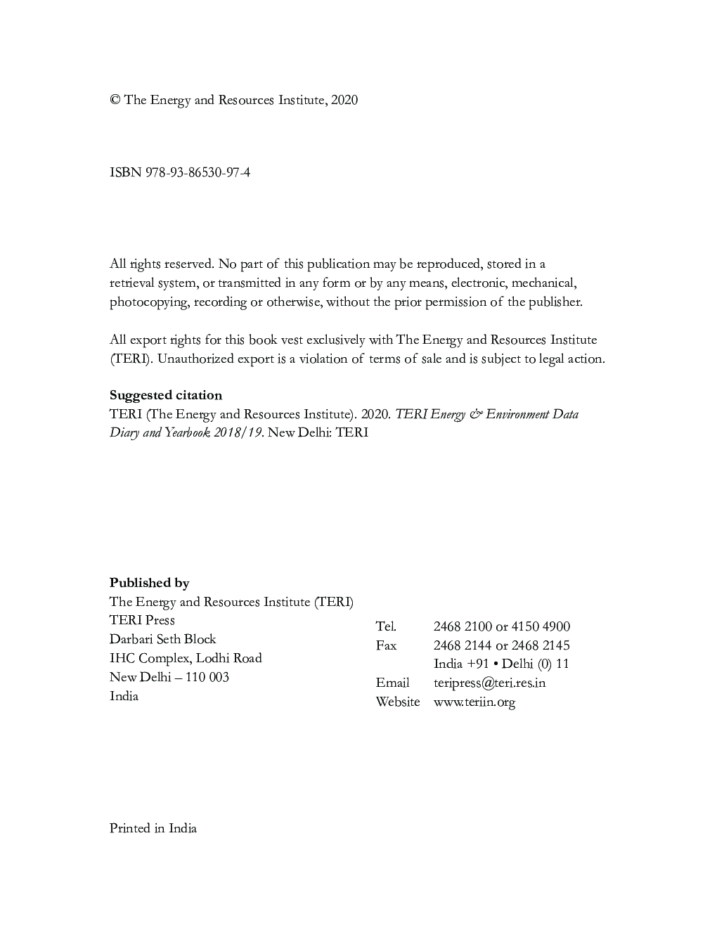 TERI Energy & Environment Data Diary and Yearbook (TEDDY) 2018/19 (with complimentary CD) - Page 5