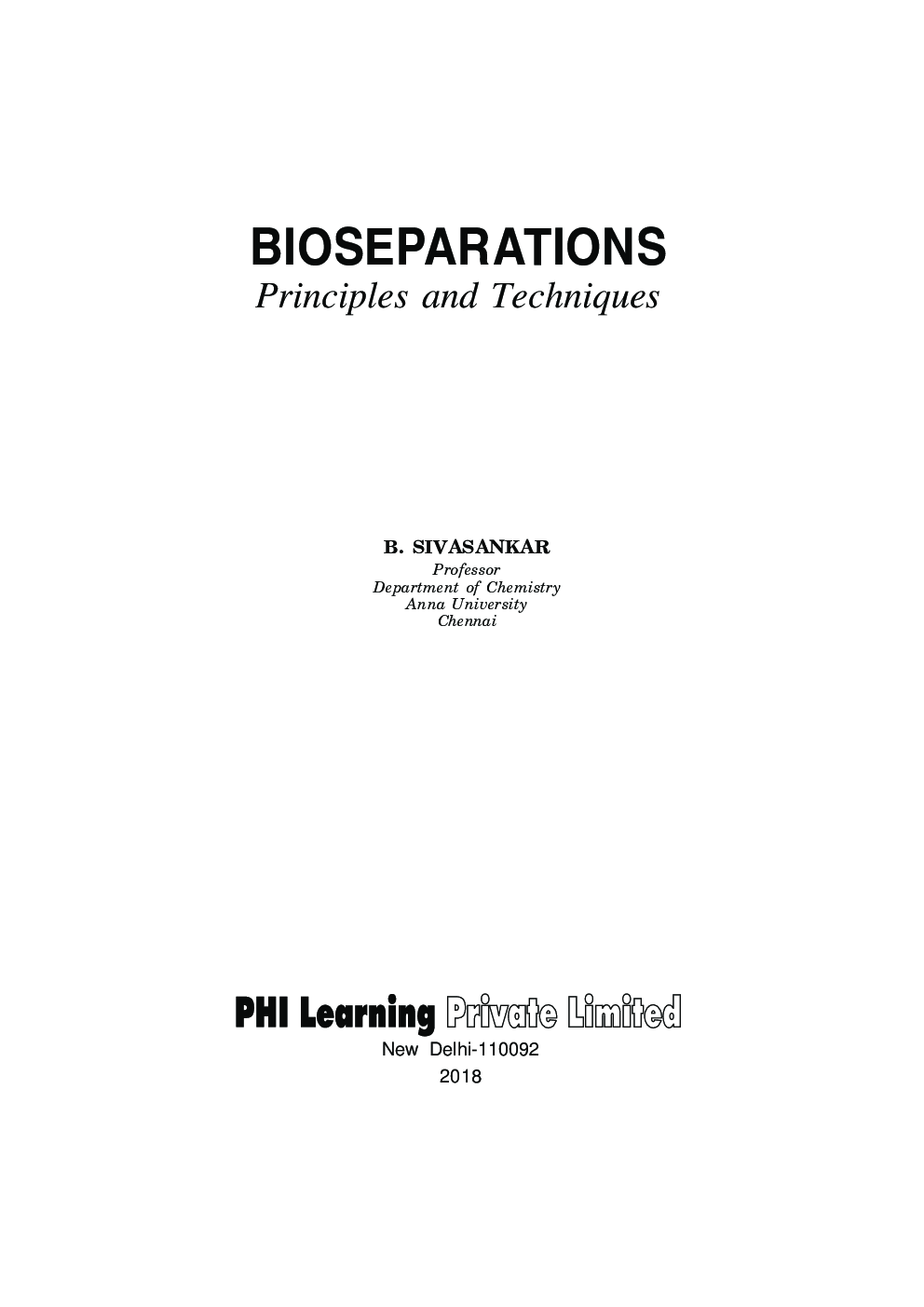 Bioseparations Principles and Techniques - Page 2