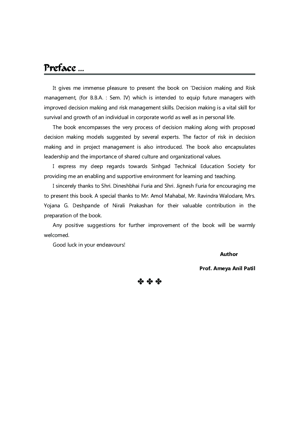 Decision Making And Risk Management - Page 4