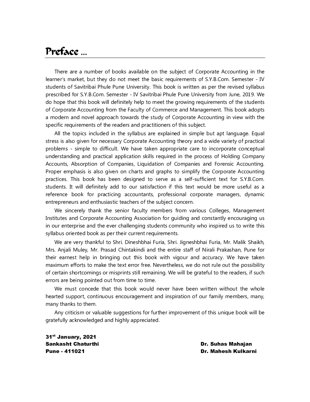 Corporate Accounting - II - Page 4