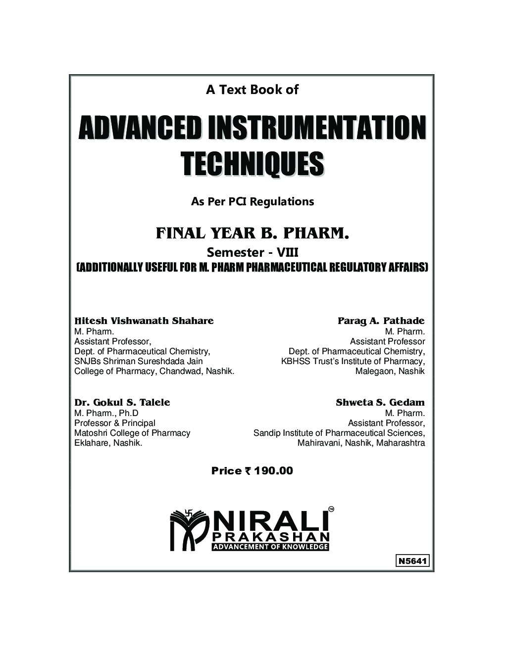 Advanced Instrumentation Techniques - Page 2
