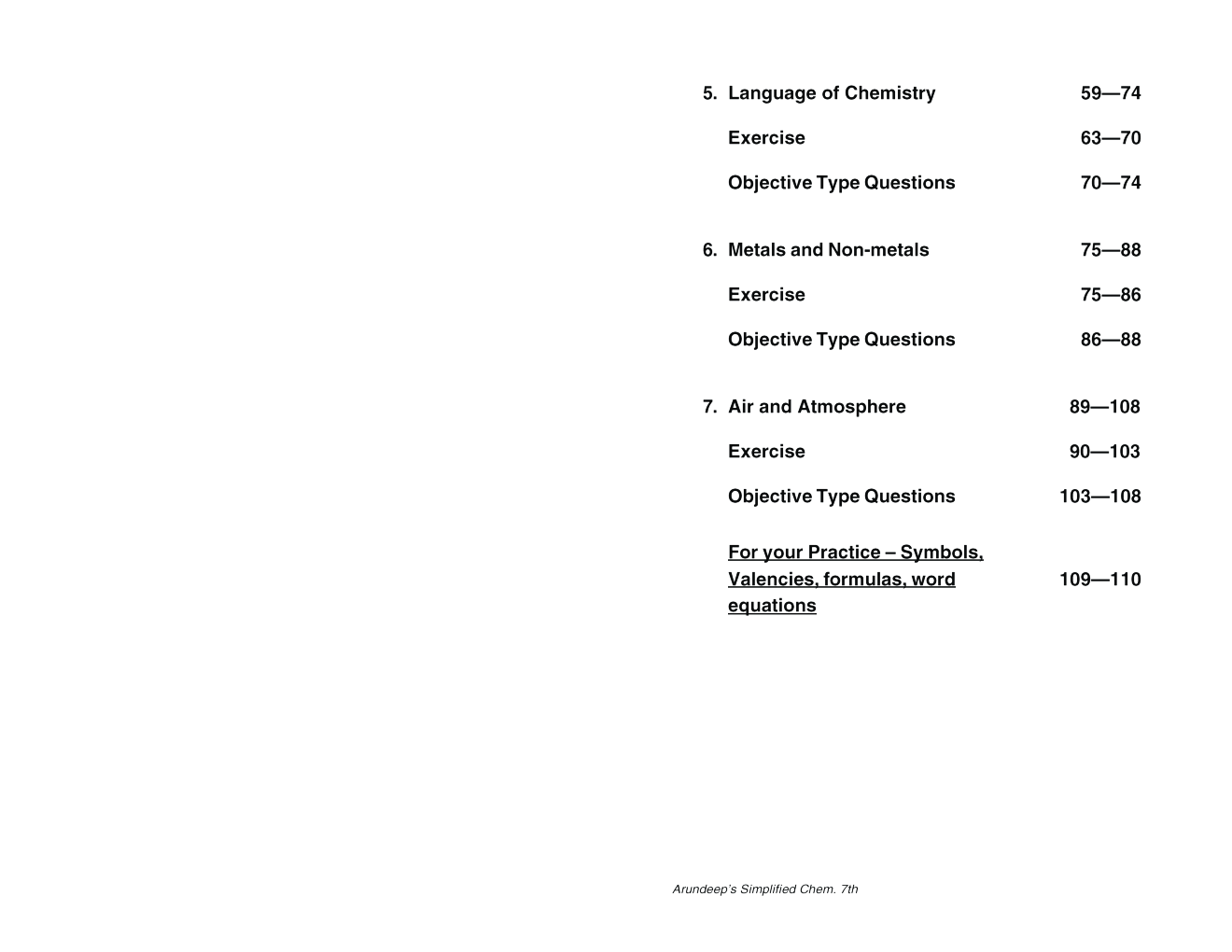 Self-Help to ICSE New Simplified (Middle School) Chemistry Class 7 - Page 5